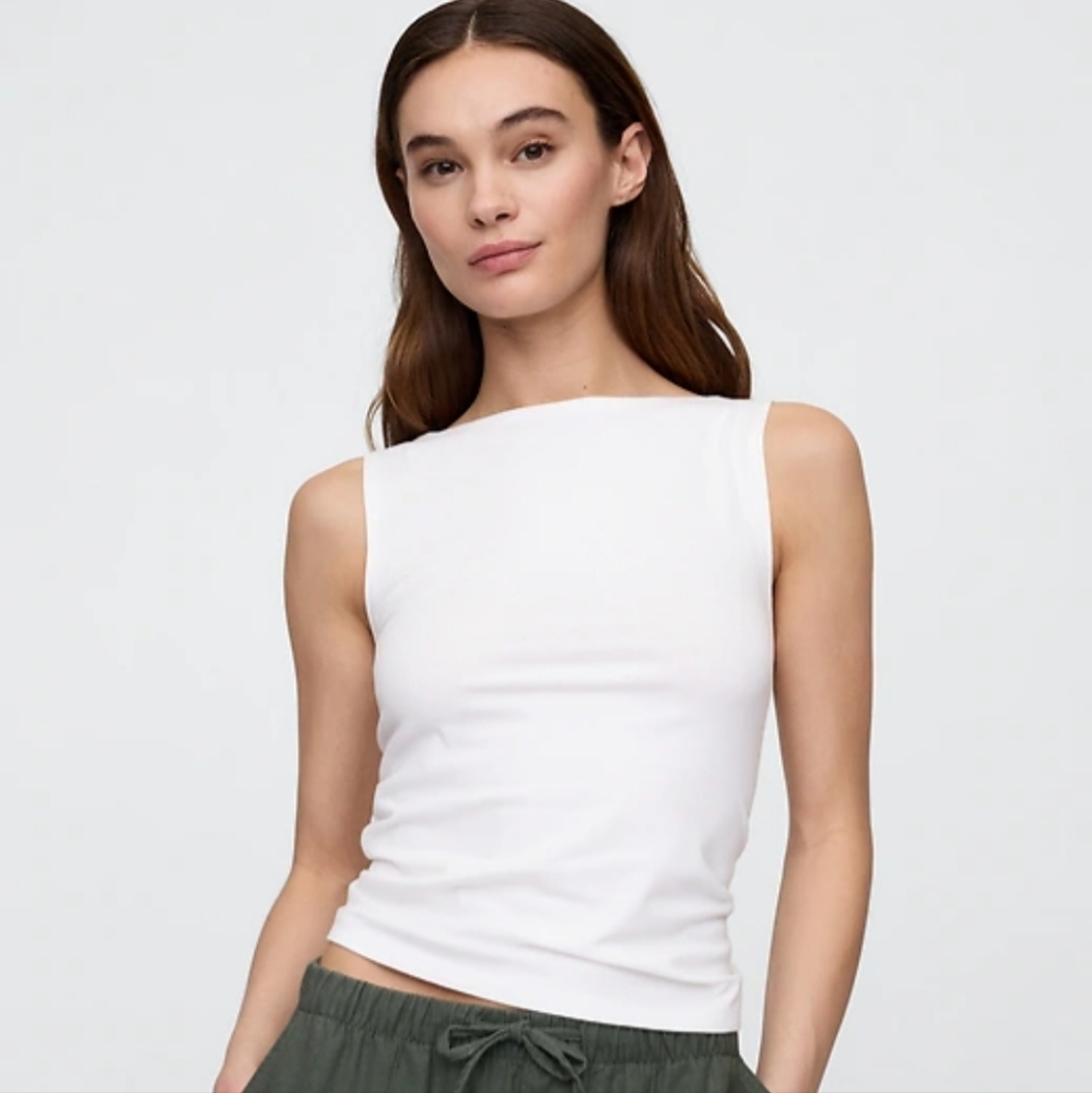 Gap Factory Boat Neck Tank Top